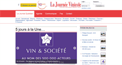 Desktop Screenshot of journee-vinicole.com