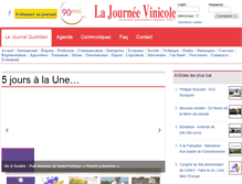 Tablet Screenshot of journee-vinicole.com